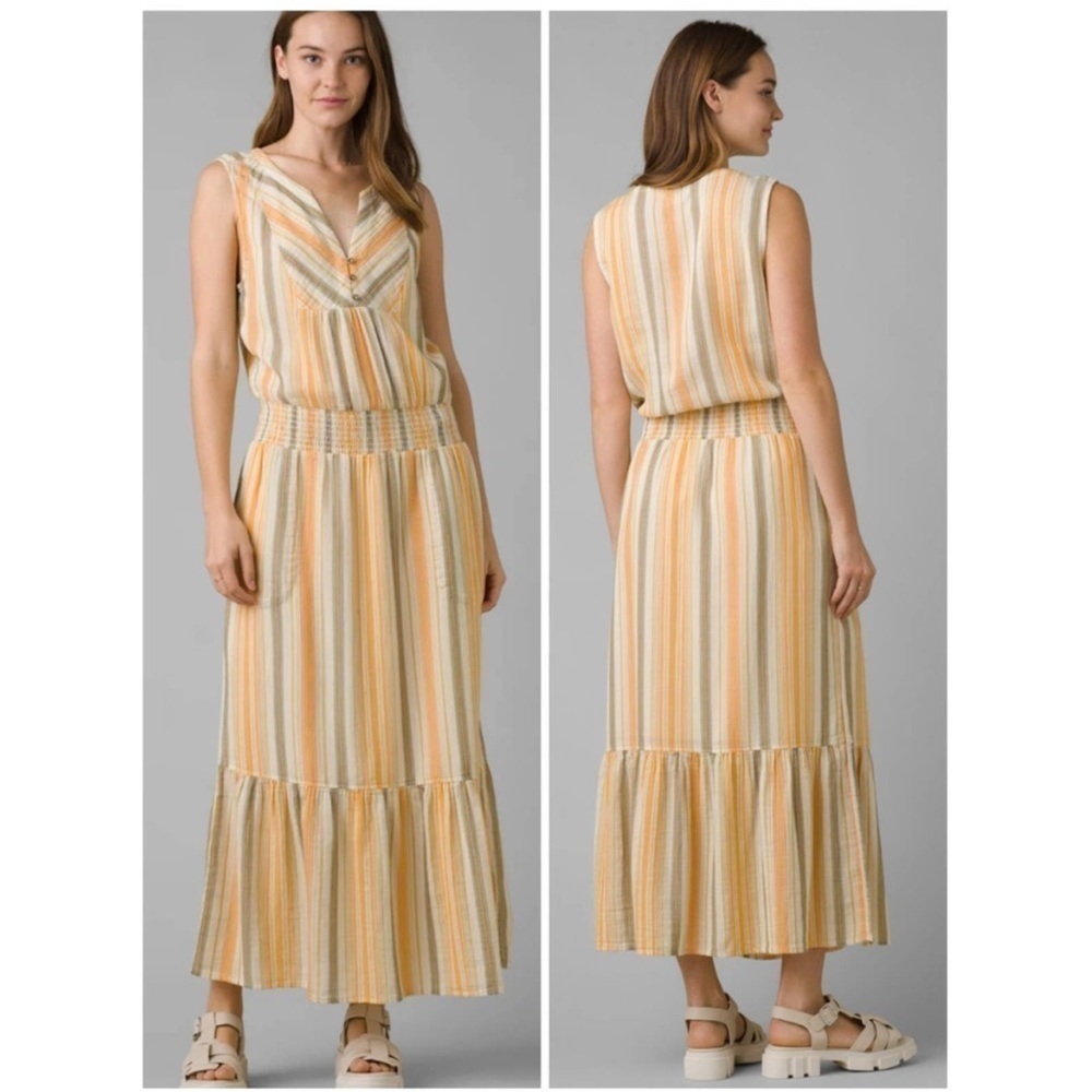 PRANA California Dreaming Organic Cotton Maxi Dress